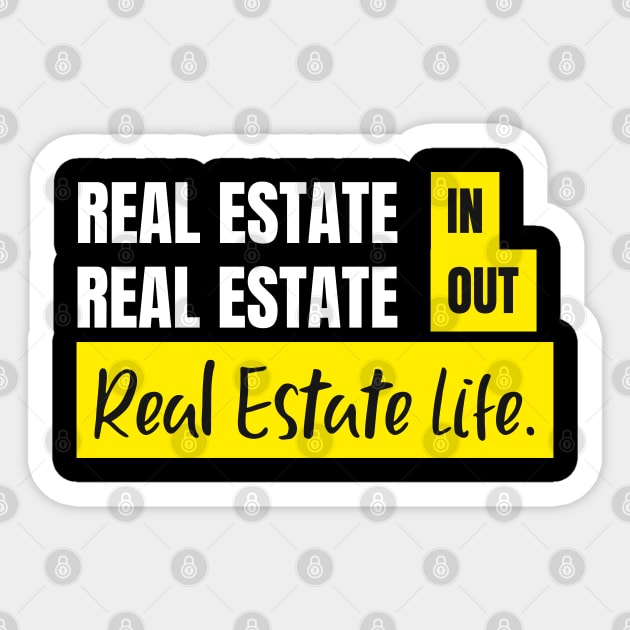 Real Estate IN-OUT Sticker by The Favorita